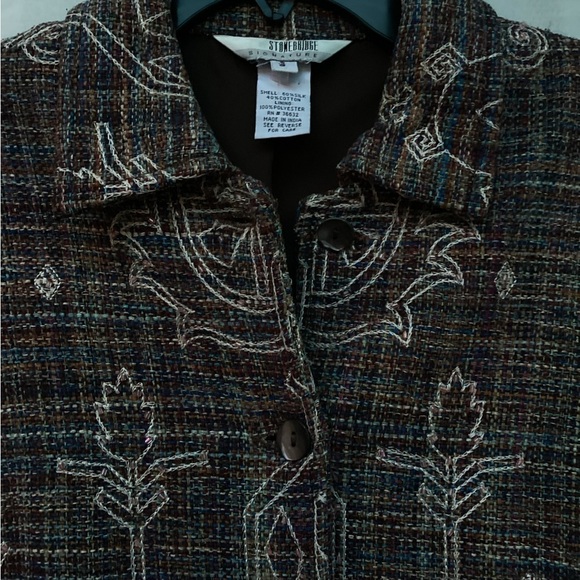 Stone ridge Embroidered Women’s Jacket/ Blazer Size Small - Picture 2 of 14